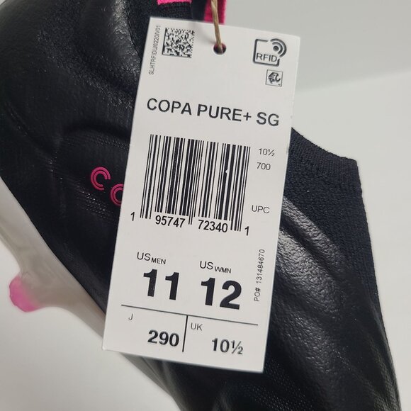 NEW Adidas Copa Pure+ SG Soccer Cleats HQ8881 Size 11 Black